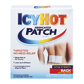 Icy Hot Back & Large Area Pain Relief Patch Medicated Extra Strength Adhesive Pad w/Ointment Full-Size Picture